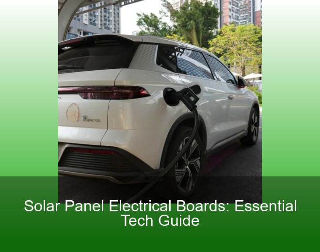 Solar Panel Electrical Boards: Essential Tech Guide